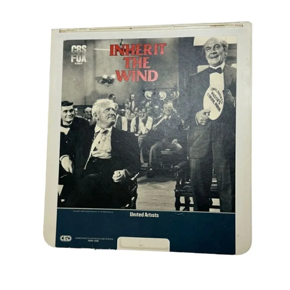 Inherit The Wind CED VideoDisc (1960) Spencer Tracy & Gene Kelly Part 1 & 2